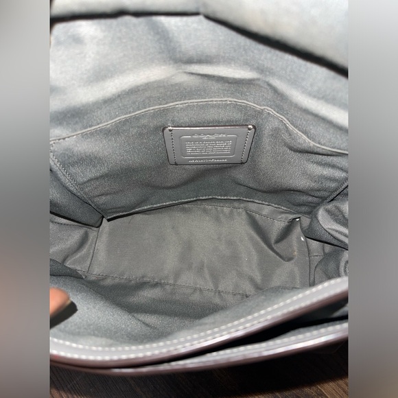 Coach Avery Flap carry all crocodile embossed leather crossbody bag /purse - Picture 12 of 14